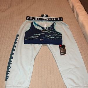 NWT Sports Bra and Cropped sweat pants